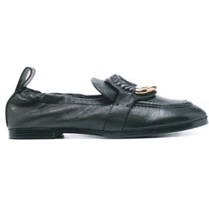 See by Chloé - Hana - Loafers - Zwart - Kalfsleer