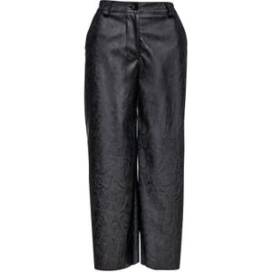 Culottes - Donkergrijs - Kunstleer