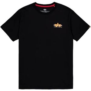 Alpha Industries - Puff Print Logo BP T - T-shirt - Katoen - Zwart