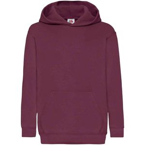 Fruit of the Loom - Kinder Hoodie - Eenvoudig - 280gsm - Dubbellaags