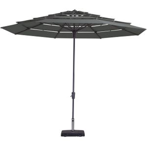 Madison parasol syros open air round grey 350cm -