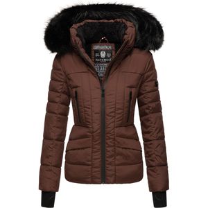 Winterjack - Zwart - 100% Polyester - Gewatteerd Model Met Imitatiebont