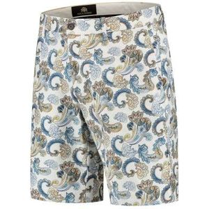 Circle of Gentlemen Noxy stijlvolle bermuda met stretch multicolor