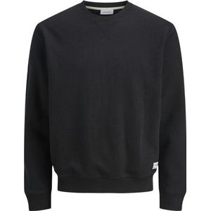 Jack&Jones - Jjgrady - Sweatshirt - Zwart - Ronde Hals - Lange Mouwen