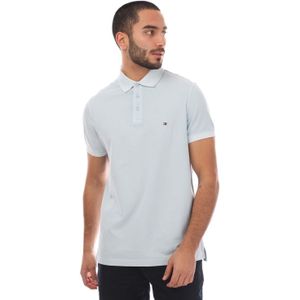 Tommy Hilfiger - Garment Dye - Poloshirt - Blauw - Regular-Fit