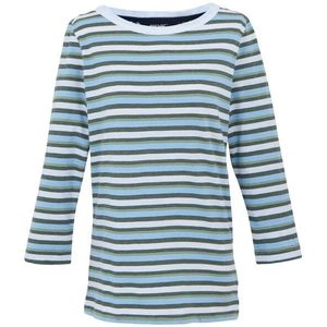 Regatta - Baylette II - T-shirt - Gestreept - 50% Katoen, 50% Polyester, UPF 30+