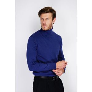 William de Faye - Turtleneck Sweater - Bleu Nuit