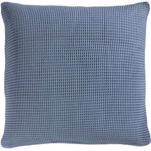 Heckett & Lane Kussensloop wafel pillowcase colonial blue 50 x 50 cm