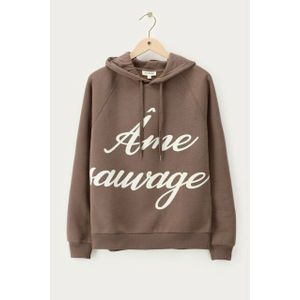 My Jewellery Hoodie 'ame sauvage' taupe