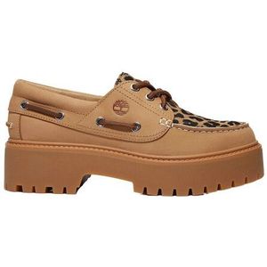 Timberland - Stone Street - Bootschoenen - Bruin - Gerecyclede Rubberen Platformzool