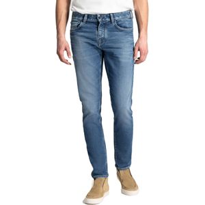 Dstrezzed Sir b tapered fit jeans classic worn blue