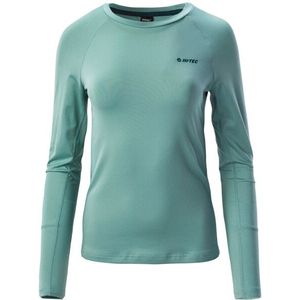 Hi-Tec - Alayo - T-shirt - Geen Kleur - 90% Polyester, 10% Elastaan, Ademend, Sneldrogend