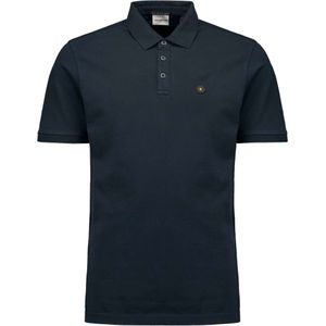 No Excess Polo korte mouw pique garment dyed night