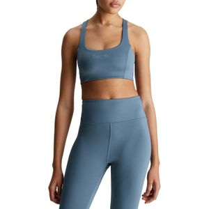 Calvin Klein - Medium Impact - Sportbeha - Blauw