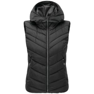 Dare2b - Compliceren - Lichaamsverwarmer - Zwart - 100% Polyester, Gewatteerd, Hooded