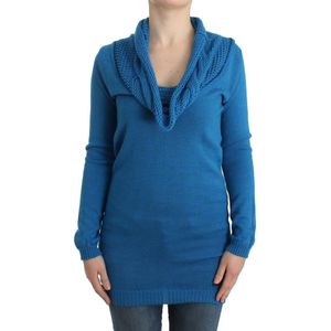 Costume National Blauw gebreide trui met ronde hals voor dames