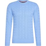 Cappuccino Italia Cable pullover sky