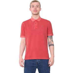 M&S - SS-poloshirt - Baksteenrood - Heren