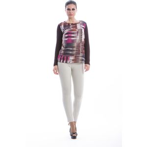 Top met lange mouwen en print