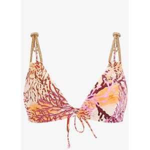 Guess - Triangle Bikini - Rustic Beige Aop - Bikinitop