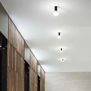 Ideal Lux Petit plafondlamp moderne plafondlamp van metaal 5 x 5 x 10 cm e27 fitting