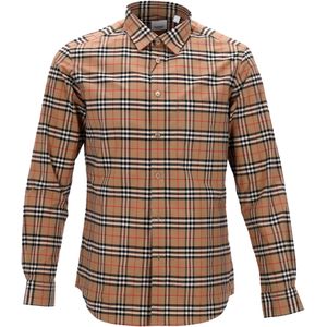 Burberry Gevlekte Overhemd met Lange Mouwen