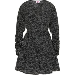 myMo - Zomerjurk - Hartjesprint - V-halslijn - Gesmokte Mouwen