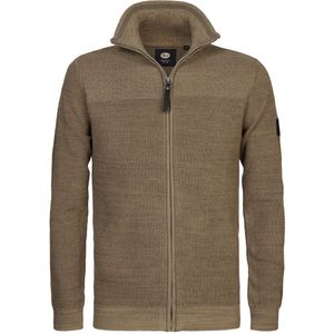 Petrol Industries M-3040-kwc285 knitwear cardigan taupe