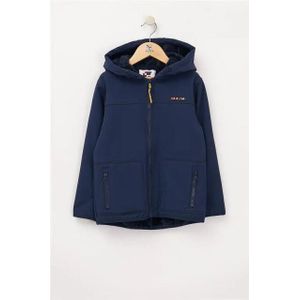 Batela Navy kinder softshell jas -