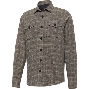 Blue Industry Overshirt, bruin geruit