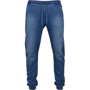 Urban Classics Heren gebreide denim joggingbroek