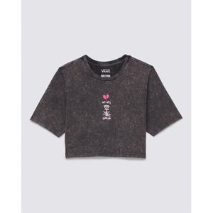 VANS - Heartbreaker Crew Crop - T-shirt - Zwart