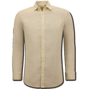 Linnen Overhemd - Licht Blauw - Regular Fit - Casual