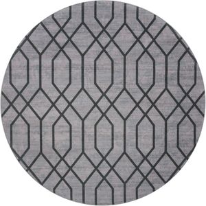 Veer Carpets Vloerkleed pattern rond groen ø160 cm