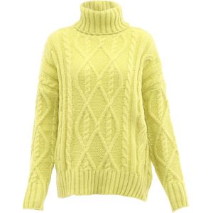 Mymo - Trui - Kalk - Coltrui - Grofgebreid - Casual Snit