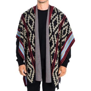 La Martina - RMS006-XC037 - Mouwloze Gebreide Poncho - Veelkleurig