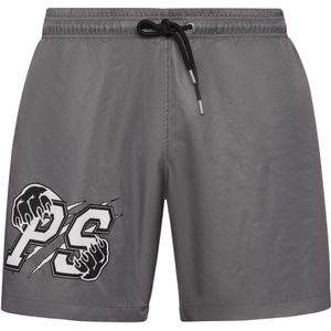 Plein Sport - Zwemshorts - Grijs - Polyester