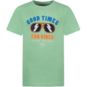 TYGO & vito Jongens t-shirt good times fun vibes mint