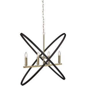 Bussandri Exclusive Bohemian hanglamp - metaal bohemian e14 l: 84cm voor binnen woonkamer eetkamer brons