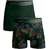 Muchachomalo Heren 2-pack boxershorts print/effen