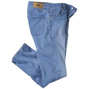 Atlas For Men - Stretchbroeken - Denim - Blauw - 98% Katoen, 2% Elastaan