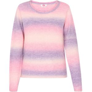 Jumper - Gestreept Ombre - Gebreid - Lange Mouwen - Relaxte Pasvorm