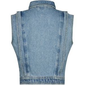 Vingino Meiden gilet taira denim light vintage