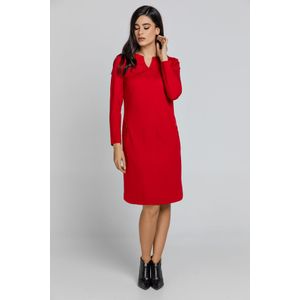 Conquista - Kokerjurk - Rood - Lange Mouwen - Punto di Roma