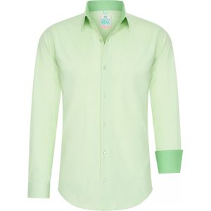 Rusty Neal - Overhemd - Pastelkleurig - Slim Fit - Katoenen Stretch