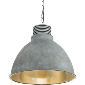 Globo Moderne hanglamp tagabo l:47cm e27 aluminium grijs