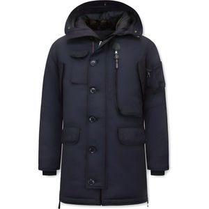 Just Key Lange parka met capuchon