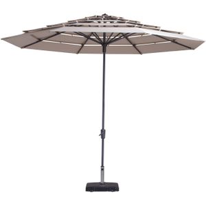 Madison parasol syros open air round ecru 350cm -