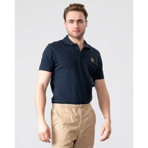 Belstaff - Cotton Pique Polo Shirt - Inkwell - Poloshirt