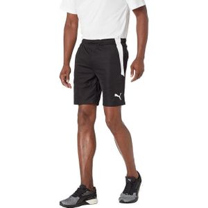 Puma - Team Liga - Korte Broek - Zwart - 100% Polyester, DryCELL, Vochtafvoerend, Sneldrogend